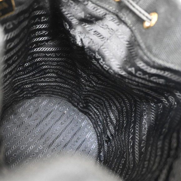 PRADA 2Way Plage Wicker 2Way Shoulder Hand Bag Straw Canvas Leather - Picture 3 of 16